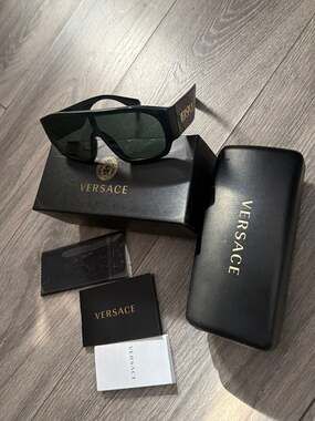 Versace | Accessories | Versace Purple Medusa Runway Squared